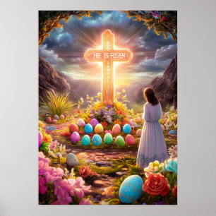 Er ist Jesus-Osterreligiös riskiert Poster