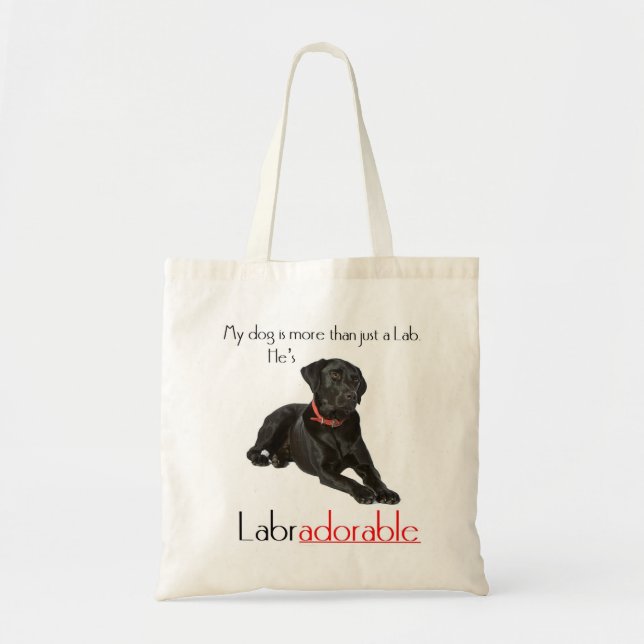 Er ist Labradorable Tasche (Vorne)