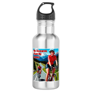 Er ist langsamer als er aussieht Sassy Cycling Edelstahlflasche