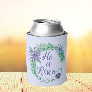 Er ist Lila religiöser Osterbibelverse Dosenkühler