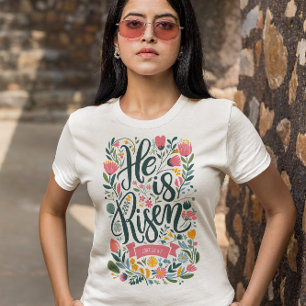 Er ist Luke 24-6-7 Risen Tri-Blend Shirt