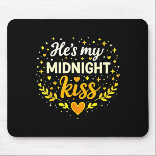 Er ist mein Mitternachtskuss Romantischer Liebeszi Mousepad