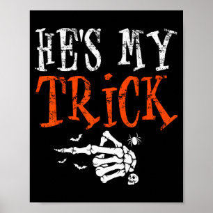 Er ist mein Trick-or-Treat-Halloween-Pärchen lusti Poster