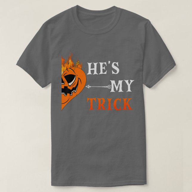 Er ist meine Leckerei Jackolantern Pumpkin Matchin T-Shirt (Design vorne)