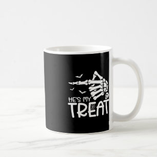 Er ist meine Leckerei Sie ist mein Trick Halloween Kaffeetasse