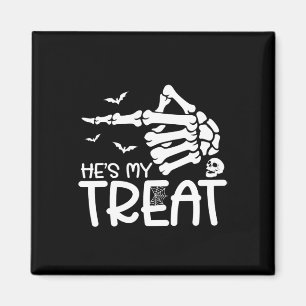 Er ist meine Leckerei Sie ist mein Trick Halloween Magnet