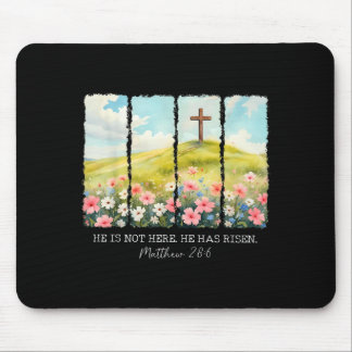 Er ist nicht hier Er ist auferstanden Christliches Mousepad