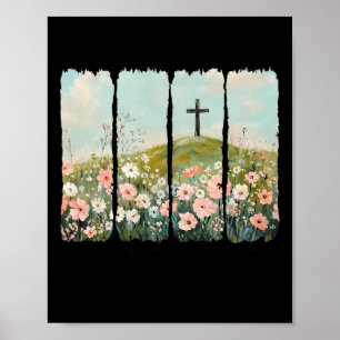 Er ist nicht hier Er ist auferstanden Jesus Christ Poster