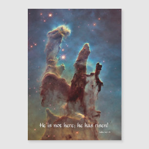 Er ist nicht hier; er ist Risen Luke 24 v 6 Magnetkarte