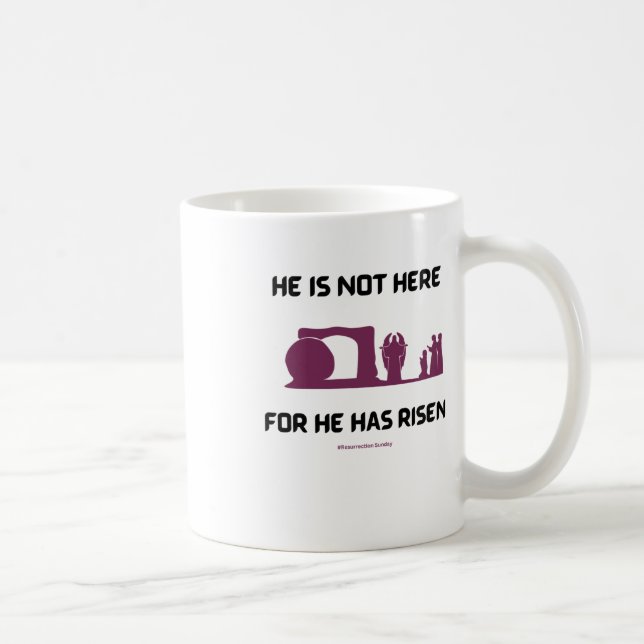Er ist nicht hier. kaffeetasse (Rechts)