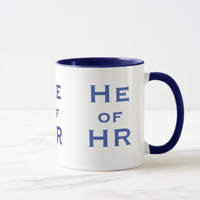 Er ist Personalexperte Funny Mens Human Resources  Tasse (Rechts)