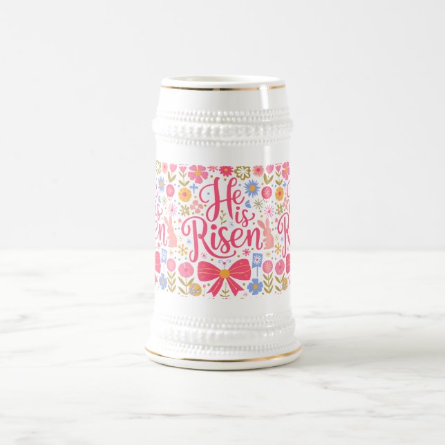 Er ist Raisen Easter Retro Design-61415 Bierglas (Mittel)