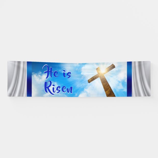 Er ist Risen, Banner der Osterkirche (Horizontal)