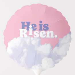 Er ist Risen Clouds Osterdekorativer Ballon