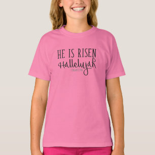 Er ist Risen Girls Hallelujah Christlich Top Oaste