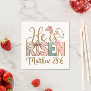 Er ist Risen Pastel Oaster Serviette