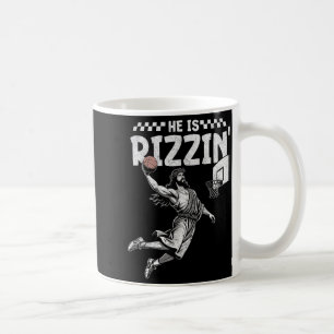 Er ist Rizzin Christian Jesus spielt Basketball Ea Kaffeetasse