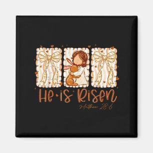 Er ist rizzin Jesus für Kinder Mädchen Jungen Frau Magnet
