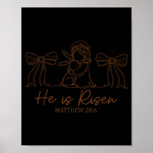 Er ist Rizzin Jesus für Kinder Mädchen Jungen Frau Poster