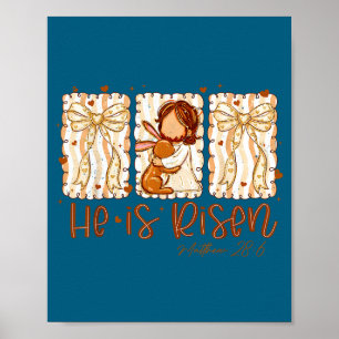 Er ist Rizzin Jesus für Kinder Mädchen Jungen Frau Poster