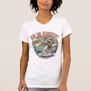 Er ist Rizzin Vintage Basketball religiöses Shirt