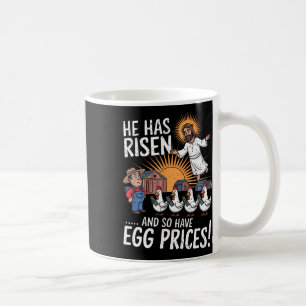 Er ist so gestiegen, haben Eier Preise Sonne Oster Kaffeetasse