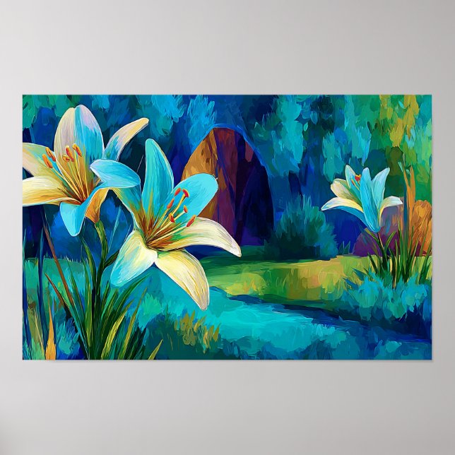 Er ist unter den Lilien auferstanden Poster (Vorne)