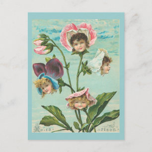 Er ist Vintagen Christlichen Ostern erwacht Feiertagspostkarte