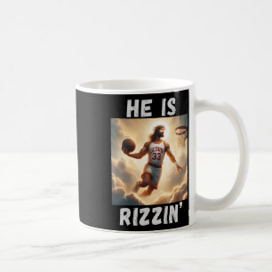 Er ist witzig Jesus spielt Basketball Kaffeetasse
