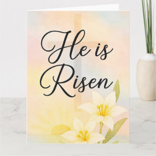 Er ist zu Ostern verschont Karte