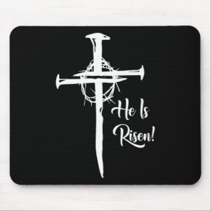 Er ist zum religiösen Ostertag des Kreuzkreuzers C Mousepad