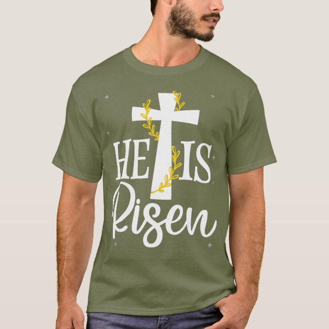 Er Jesus ist 5. Plus Größe Rised T-Shirt (Vorderseite)