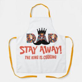 ER KÄCHT SICH: Geometrische Buchstaben Schürze