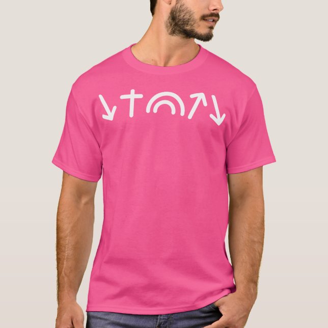 Er kam, dass er starb, als er Rose erblickte, dass T-Shirt (Vorderseite)