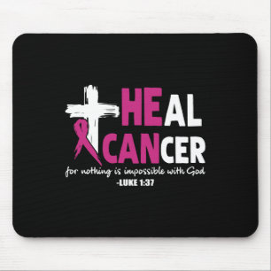 Er kann das Bewusstsein für Phantastischen Brustkr Mousepad