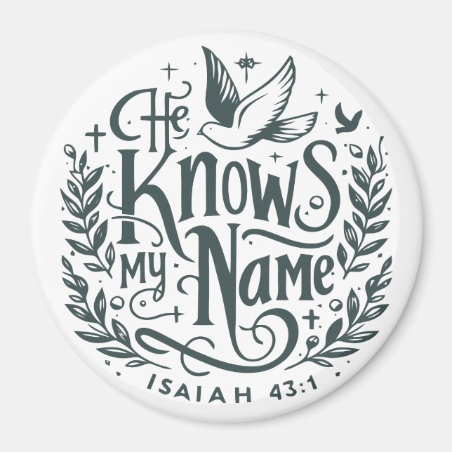 Er kennt meinen Namen Magnet (Vorne)