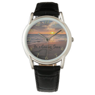 ER KOMMT BALD AUF DEN Christlichen Zwergmeer Armbanduhr