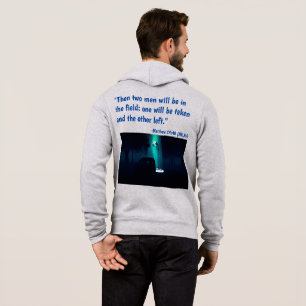 Er kommt von Männern, Grau Zipper Hoodie