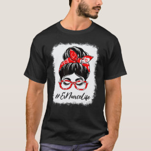 Er Krankenpfleger gebleichtes chaotisches Dutt Ane T-Shirt
