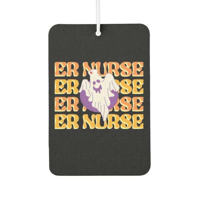 ER-Krankenschwester Boo Crew Notaufnahme Krankensc Autolufterfrischer (Vorderseite)