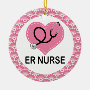 Er-Krankenschwester-Geschenk-Verzierung Keramik Ornament