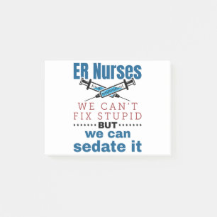 ER Krankenschwestern, die wir nicht reparieren kö Post-it Klebezettel