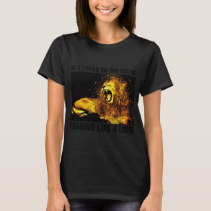 ER LEBT INNERHALB WIE EIN LION-T - SHIRT