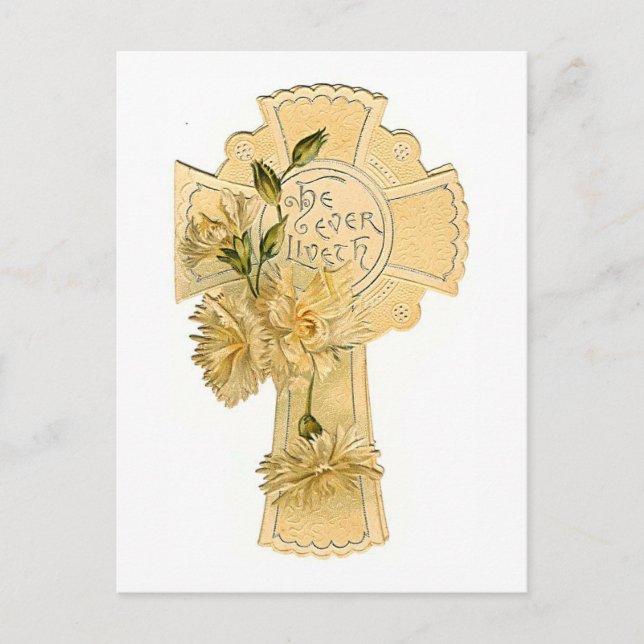 Er lebt je postkarte (Vorderseite)