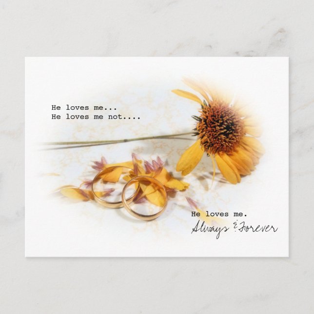 Er Liebe mich Postkarte (Vorderseite)
