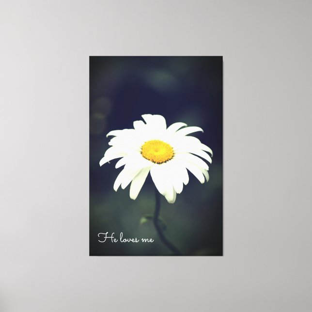 Er Liebe mir Daisy Leinwand (Vorderseite)
