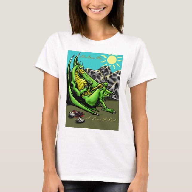 Er Lieben ich… Er Lieben ich Knoten T-Shirt (Vorderseite)