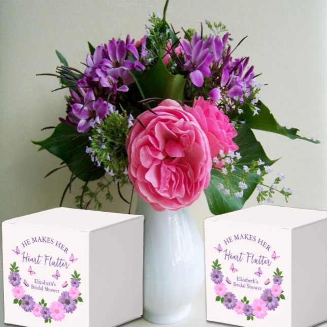 Er macht ihr Herz-Flattern-Brautparty Geschenkschachtel (Von Creator hochgeladen)