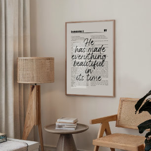 Er machte alles schön drucken poster