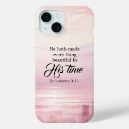 "Er machte alles schön" Wasserfarbe Sonnenuntergan Case-Mate iPhone Hülle